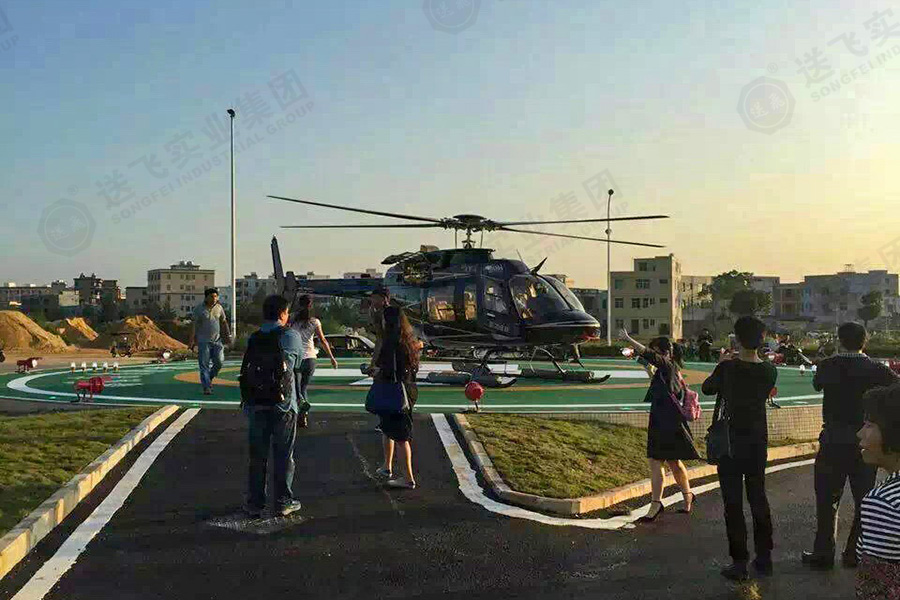 海南?？?海南省腫瘤醫院 地面停機坪的試飛驗收圖1